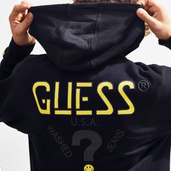 Guess X Chinatown Market Smiley Sweater - Picture 1 of 7